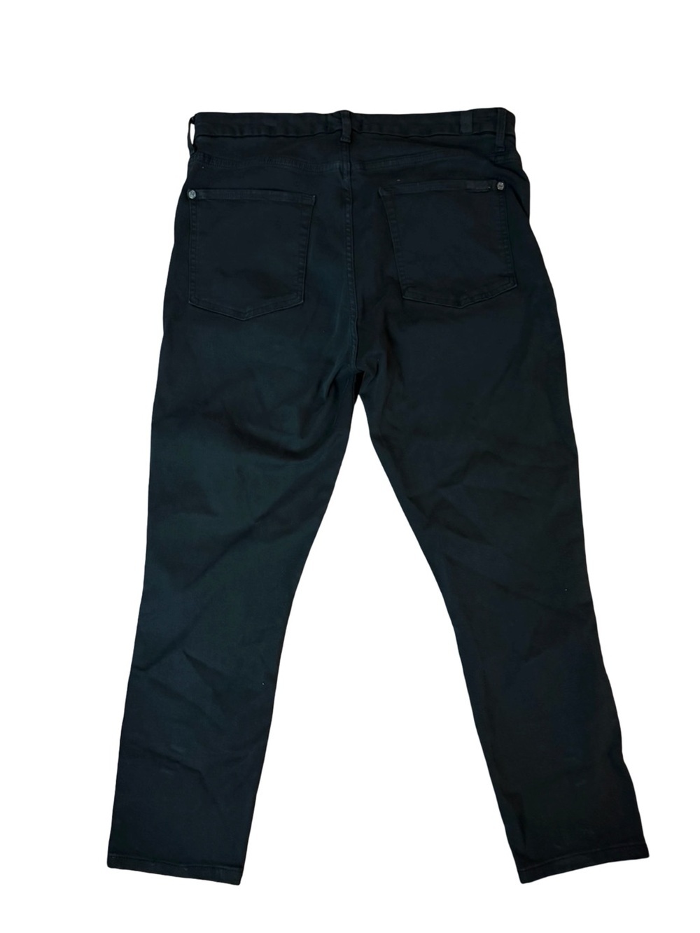 7 For All Mankind Women’s Black High Waist Skinny Jeans Size 31 - Picture 3 of 7